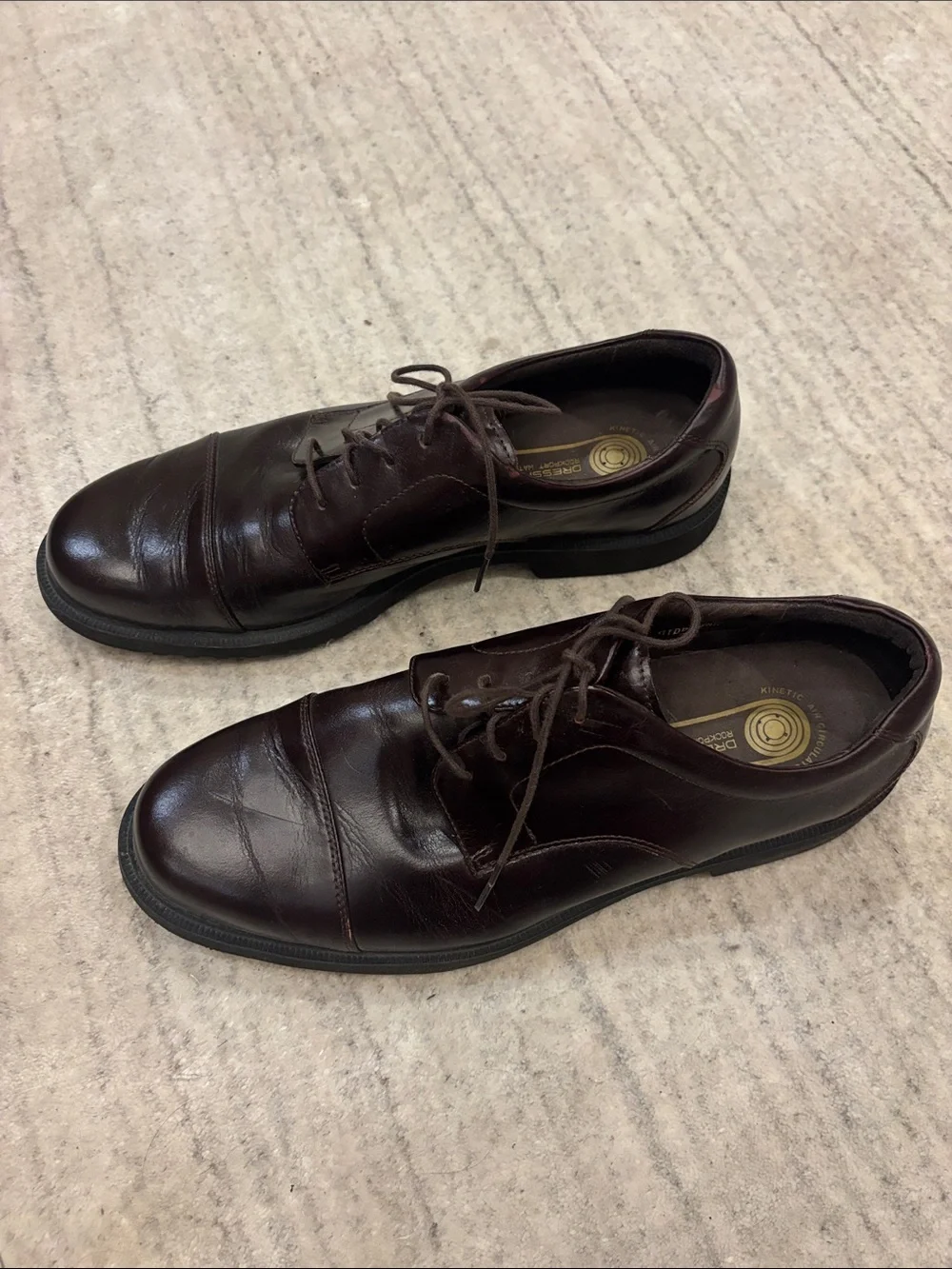 Rockport leather derby